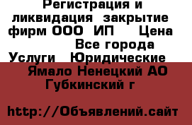 Регистрация и ликвидация (закрытие) фирм ООО, ИП.  › Цена ­ 2 500 - Все города Услуги » Юридические   . Ямало-Ненецкий АО,Губкинский г.